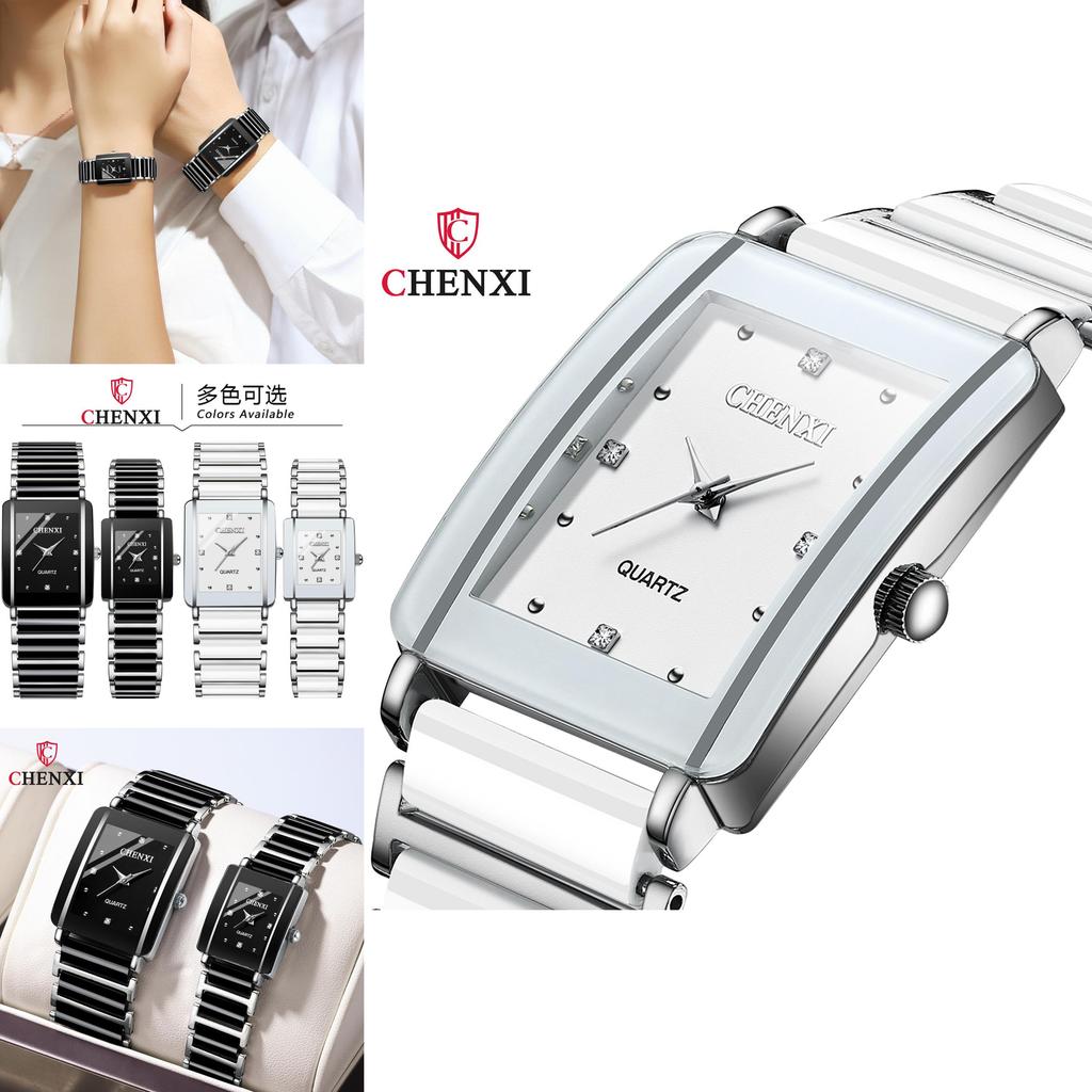 Chenxi Trendig Fyrkantig Parur Grossist Keramisk Gränsöverskridande Utrikeshandel Kvartsur