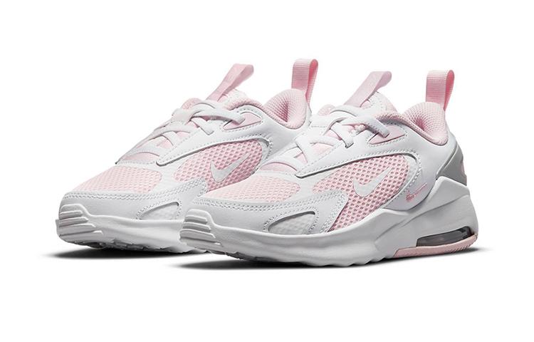 Nike Scarpe da Corsa Basse Air Max Bolt Comode Rosa Bianco Bambino CW1627-600