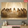 The Last Supper Jesus Christ - Modern Religious Painting Suitable for Home, Church, Office Decor