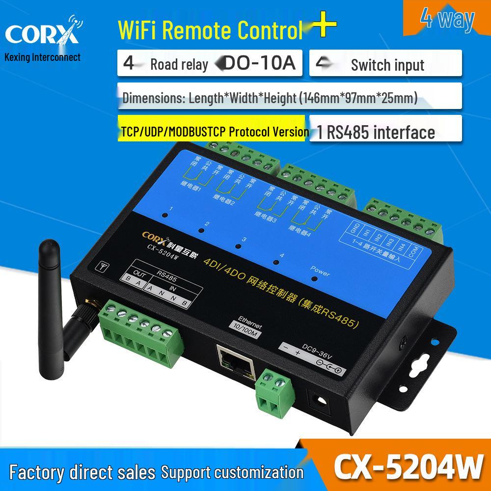 TCP/IP Modbus Network IO Relay Controller with 485 Support