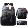 Teenage Mutant Ninja Turtles Children'S School Bag Elementary School Student Cartoon Breathable Backpack Cute Burden Reduction Cool Printed Backpack