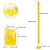 Long Strands Artificial Marigold Garland Marigold Flowers 1.5m Home Decor Pooja Wedding Events Decor Fake Plant Christmas Gift