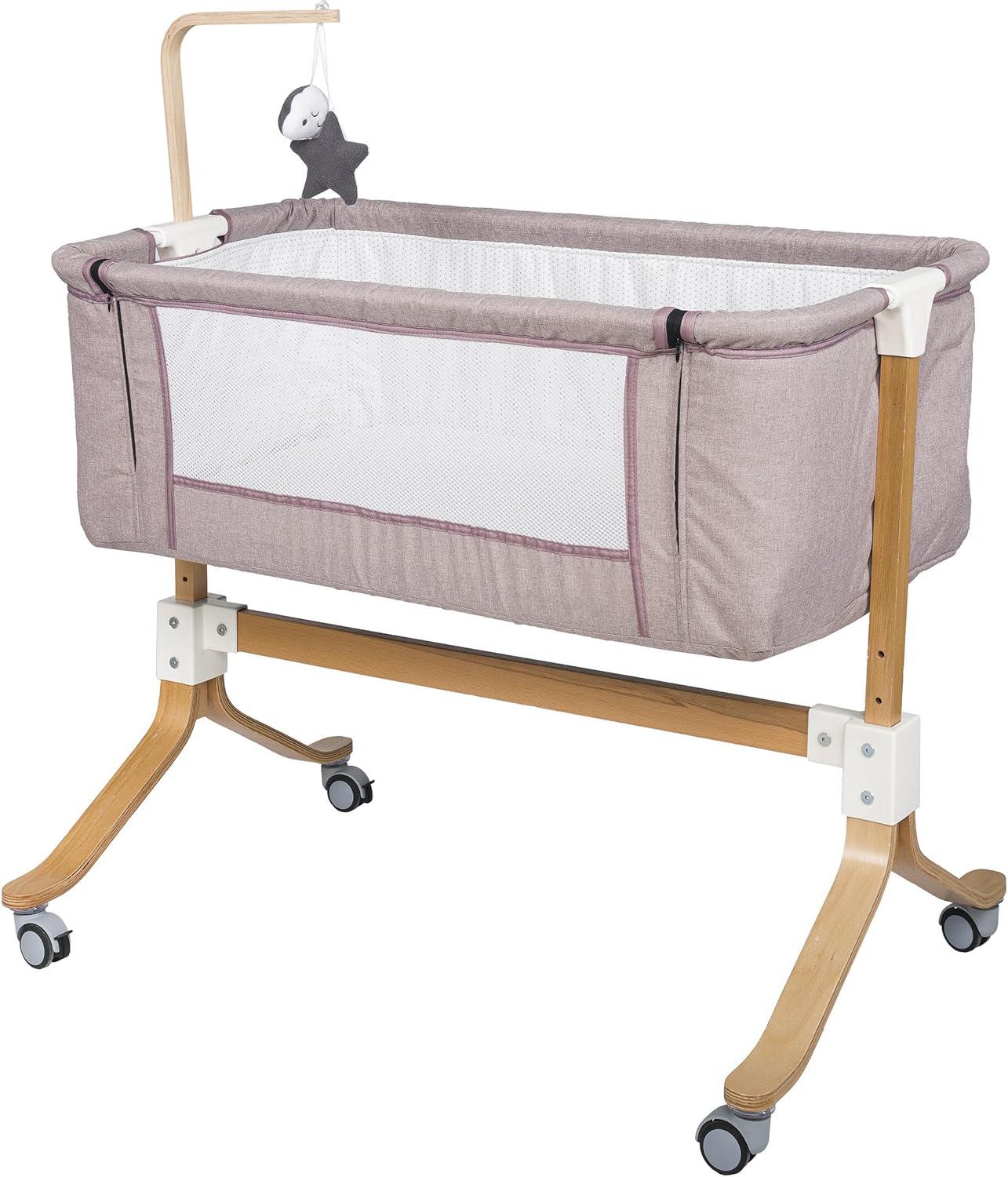 

Отремонтированная складная деревянная кроватка, Кровать для матери, Детская кроватка, Переносная кровать для матери, Детская спальная колыбелька, Практичная материнская кровать, Спальная колыбелька