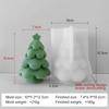 Creative Christmas Tree Silicone Candle Mold DIY Aroma Plaster Resin Molds Christmas Decoration Candle Making Supplies