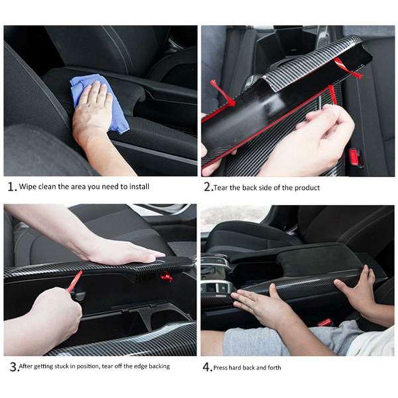 Decoration Modification Armrest Box Cover Interior Panel Protective Cover For Honda Civic 10Th Gen