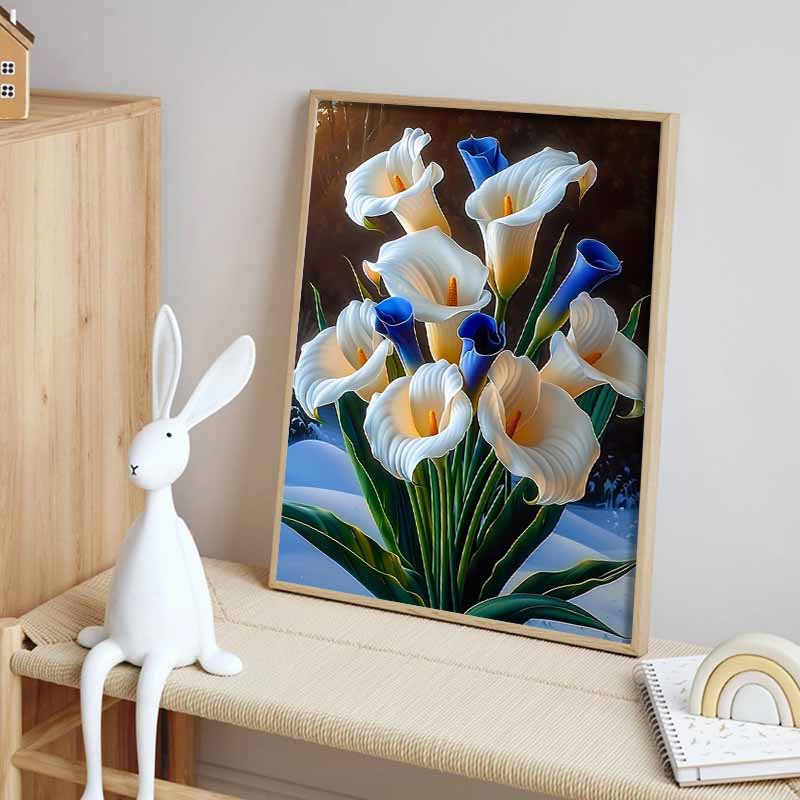New Arrival 5D DIY Full Circle Diamond Painting "Bouquet" Embroidery Cross Stitch Home Decor Gift