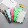 Y2k Stars Transparent Plastic Clip File Folder A6 Notebook Cover Loose Leaf Ring Binder Planner Agenda School Office Supplies