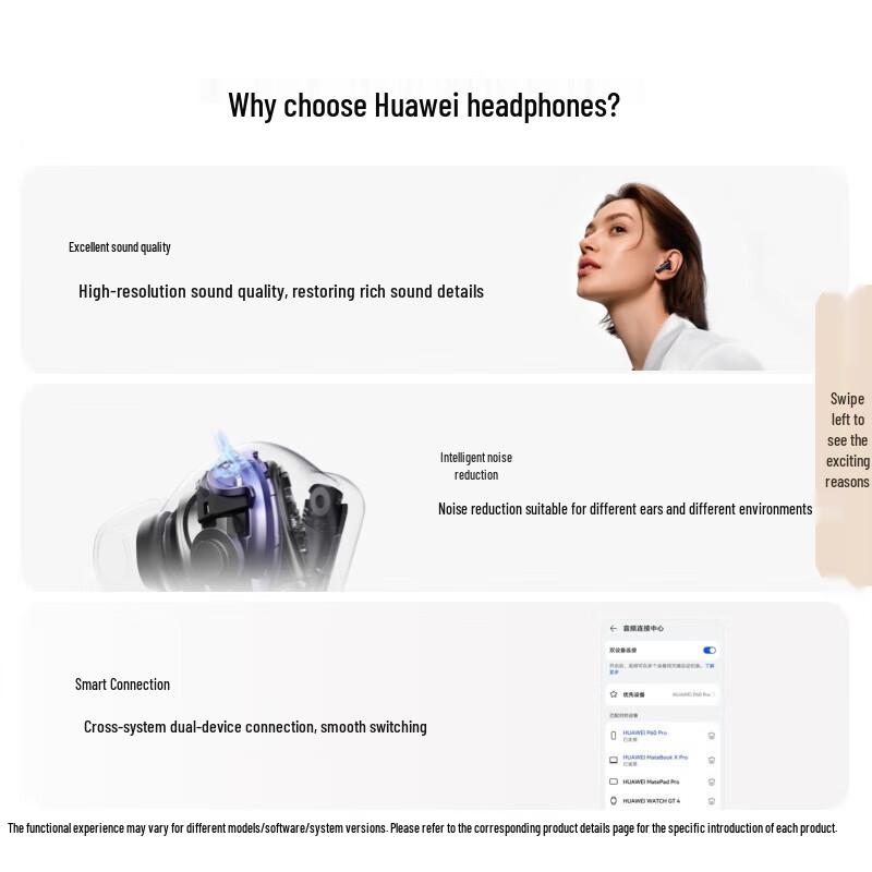 Huawei FreeBuds 6i True Wireless Noise-Cancelling Bluetooth Earbuds