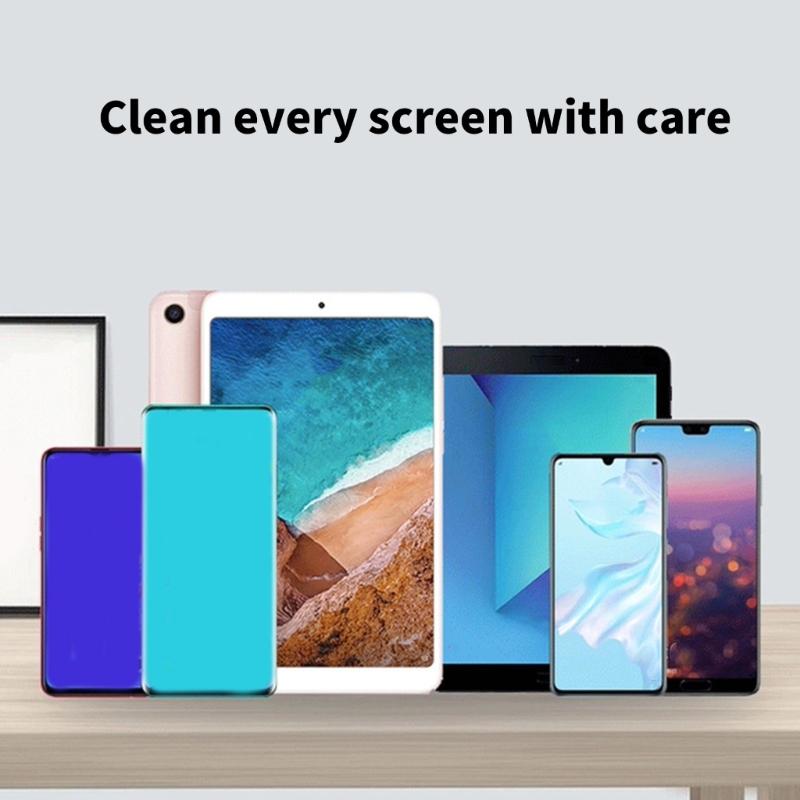 Efficient Microfiber Polishing Cloths Easy Storage Size Dusts Frees Fiber Cloth Upgrades for Clear Car Screens & Devices