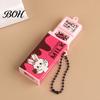 Portable Chocolate Fidget Toys Simulated Keychain Pendant, Snap Stress Relief Toy Hanging Decorative Accessory with Ball Chain, for Backpacks Handbags