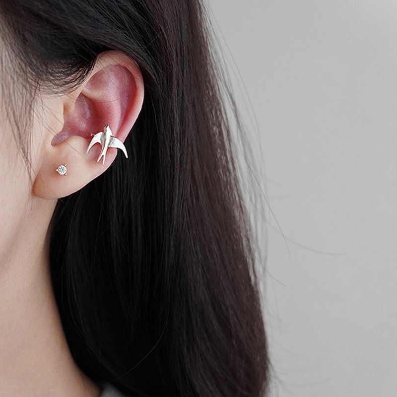 Playful Cloud & Bird Ear Clips - No Piercing Needed