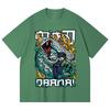 230 g/m² 100 % Baumwolle Demon Slayer V103 Obanai Druck Unisex Schweres Baumwoll-T-Shirt