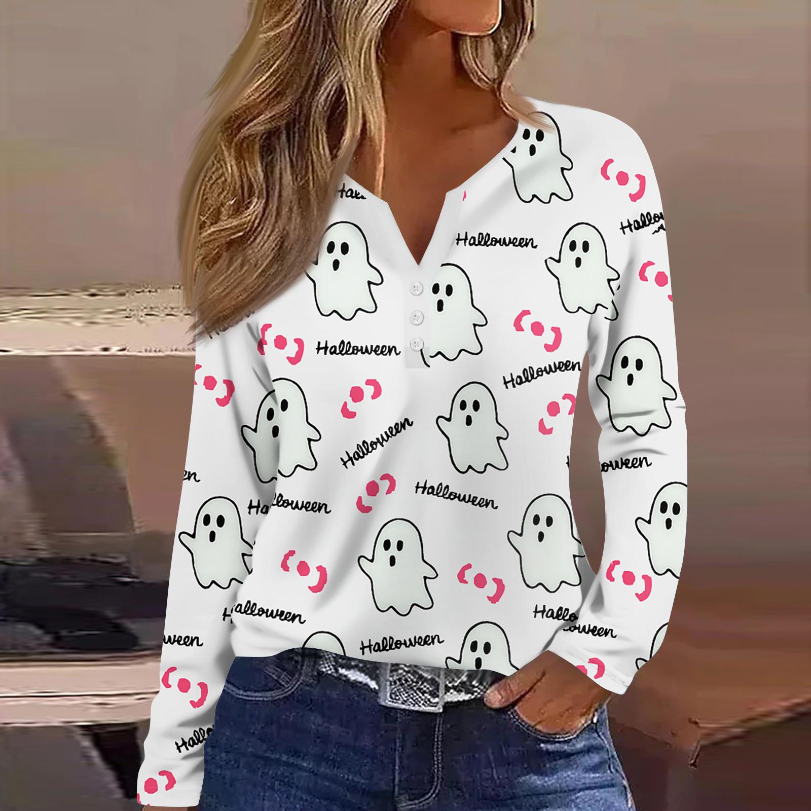 

Жен. Футболка Футболка Пуговицы Цветочный принт Длинный рукав Повседневные Выходные Мода Классический Классический V-образный вырез Обычный Топ XL