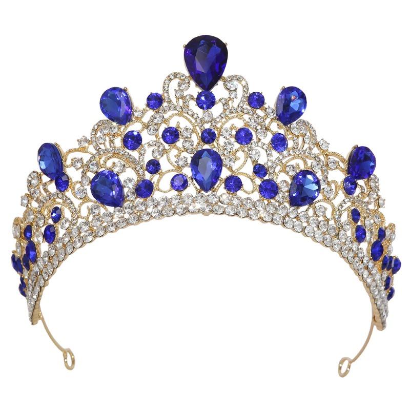 Crown Tiara Bridal Hair Accessories Birthday Eighteenth Bar Mitzvah Crown Baroque Party Hair