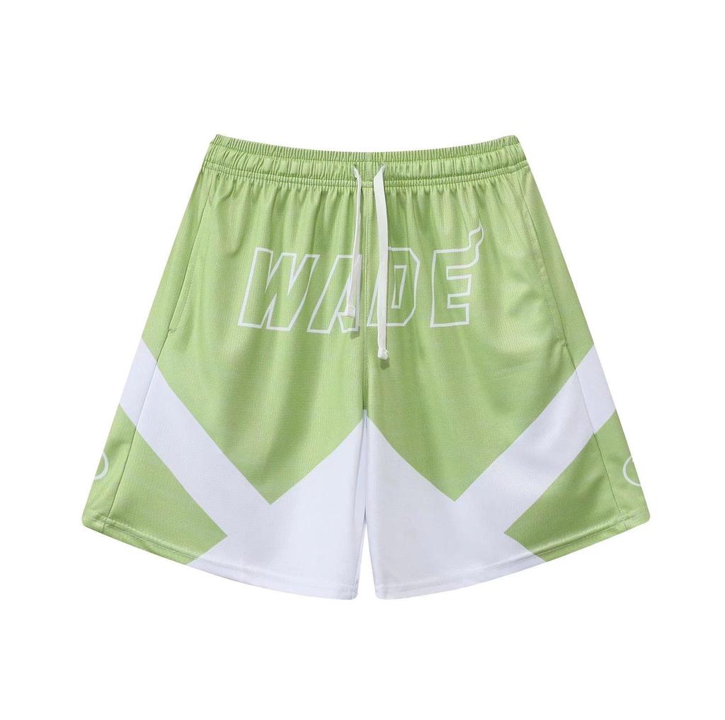 Wade Men's Above Knee Basketball Shorts - Summer Sports, Fitness, Running, Training Wear