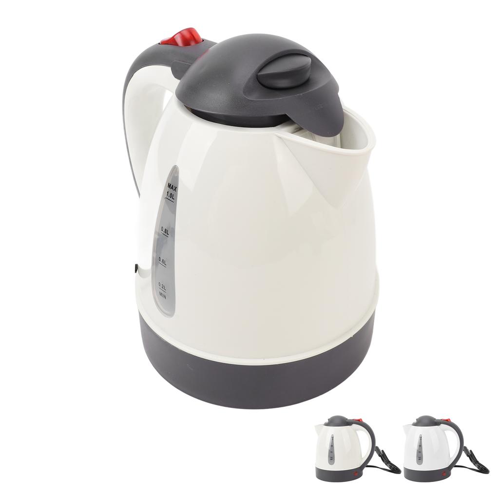 Portable Car Electric Kettle 1000ml Road Trip Travel Cigarette Lighter Car Truck Heated Water Tea Co