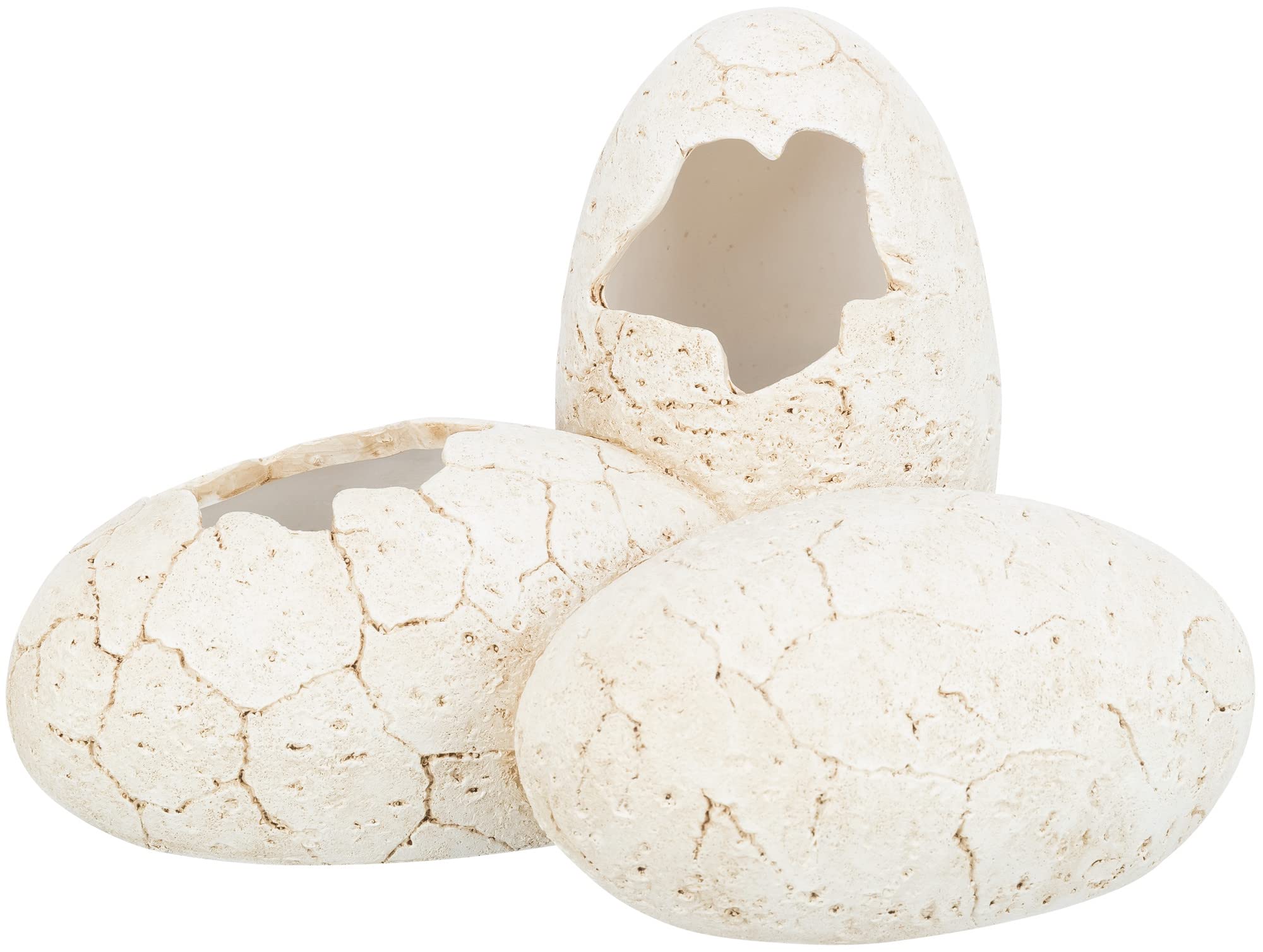 Huevos de cueva para reptiles Trixie de resina de poliéster, 20 × 13 × 15 cm