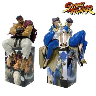 Figura de Acción de Chun-Li Ryu de 14 cm del Juego Anime Street Fighter 6 Figuras de Acción Decoraciones de Figuritas Tapón de Fideos PVC Modelo de Colección Juguetes