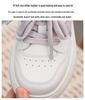 Girls' White Skate Sneakers - Soft Sole, Low-Top, Fashion Casual Shoes for Kids, 2026 Spring/Autumn Collection.