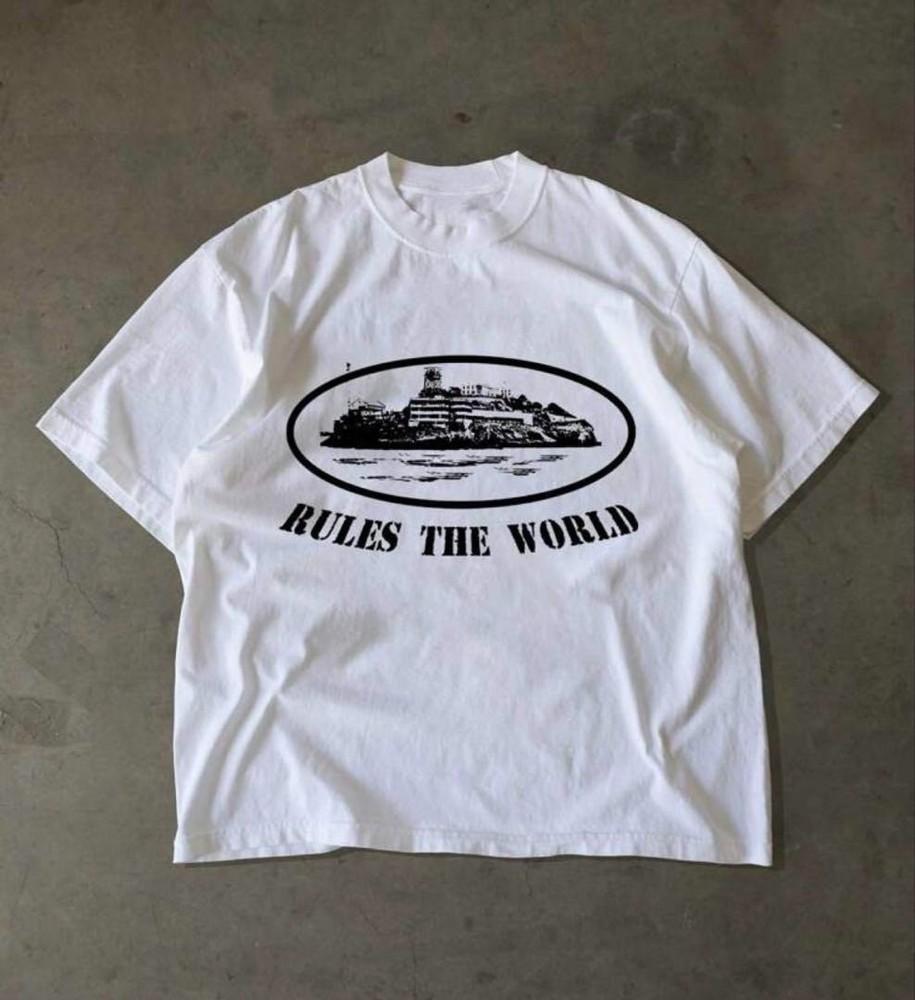Retro Rules The World Graphic Tee Unisex Short Sleeve TShirt S5XL Unisex T-Shirt XXL