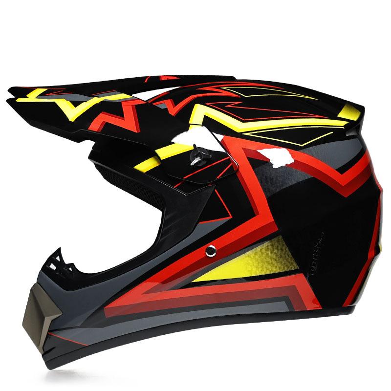 Four Seasons Motorcycle Off-road Helmet for Men and Women, Electric Bike Helmet, Mountain Bike Off-road Helmet, Racing Speed Descent Pedal