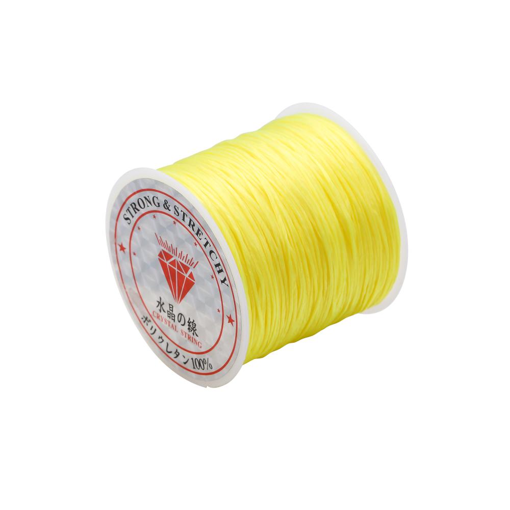 10-40m Roll Strong Elastic Crystal Beading Cord 1mm for Bracelets Stretch Thread String Necklace DIY Jewelry Making Cords Line