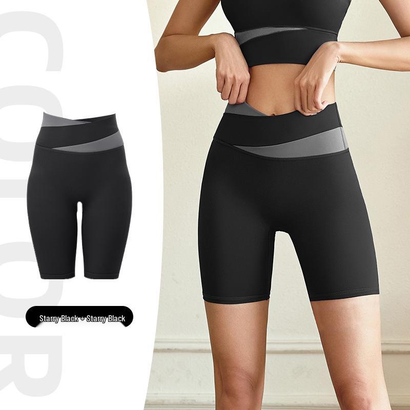 

Женские шорты для йоги Juyi Tang с высокой талией и контролем живота M