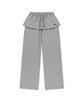 Mattengkim Layered Skirt Jersey Pants In Gray