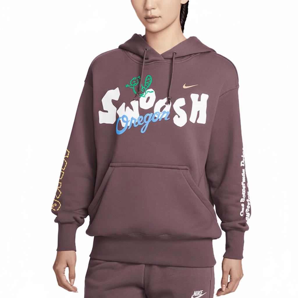 

Nike Sweatshirts Women s Brown Hooded Moderate Regular IQ3945-515 L