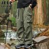JEEP SPIRIT Men's Multi-Pocket Cargo Pants