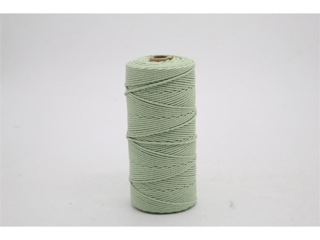 2 mm farbiges Baumwollfadenseil für selbstgemachte dekorative geflochtene Wandteppiche