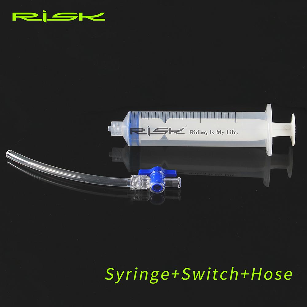 

RISK Bicycle Brake Bleed Tool Syringe With on/off MTB Bike Hydraulic Disc Brake Oil Bleed Syringe Tool for SHIMANO Brake System RL234-1