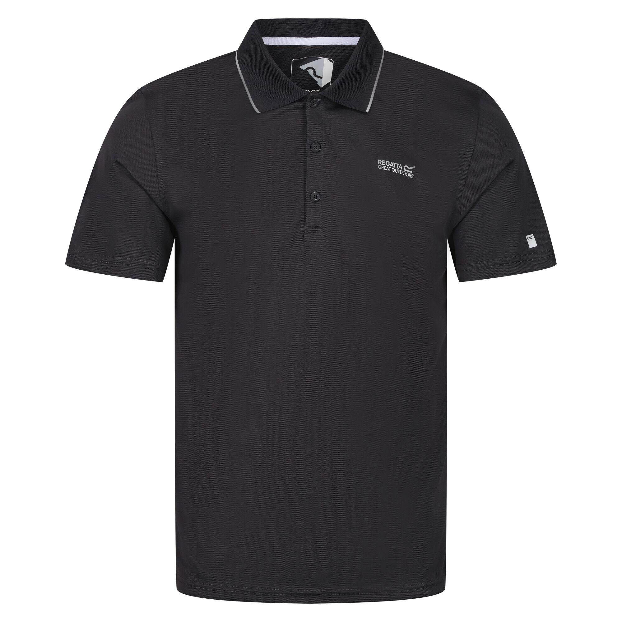 Regatta Herren Maverick V Active Poloshirt M grau