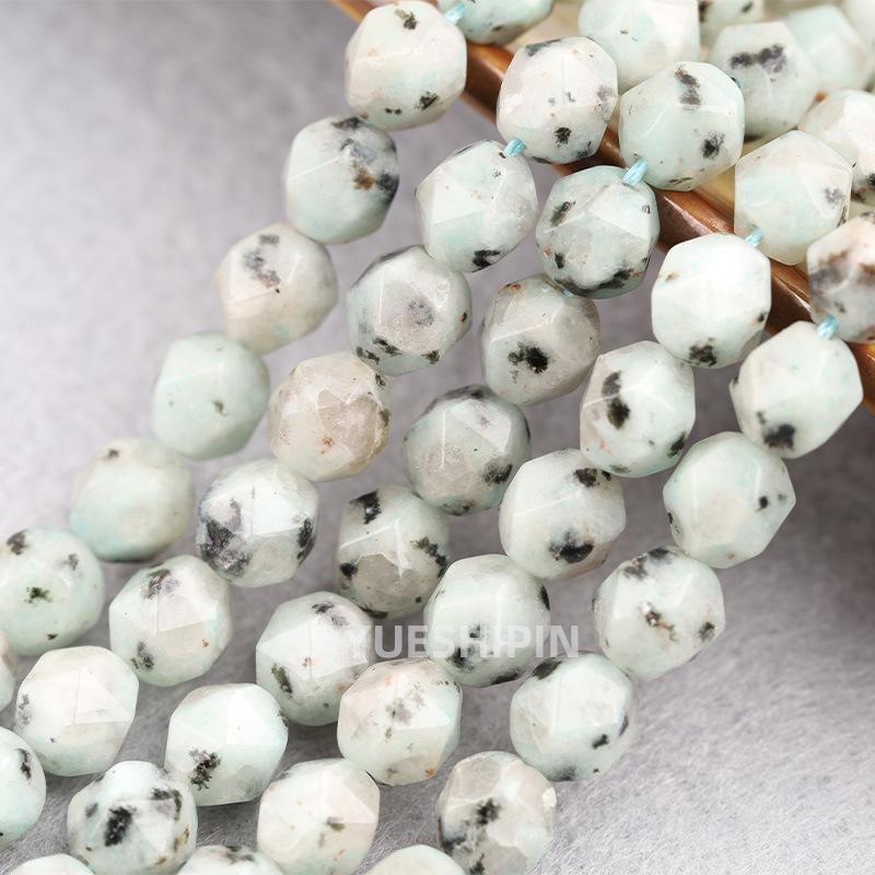 

Бусины из натурального камня оливы и агата с алмазной огранкой для изготовления ювелирных изделий 8mm≈45 beads