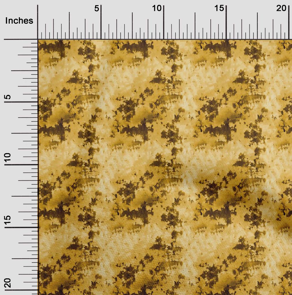 oneOone Cotton Flex Green Fabric Tie Dye Fabric For Sewing Printed Craft Fabric By The Yard 40 Inch