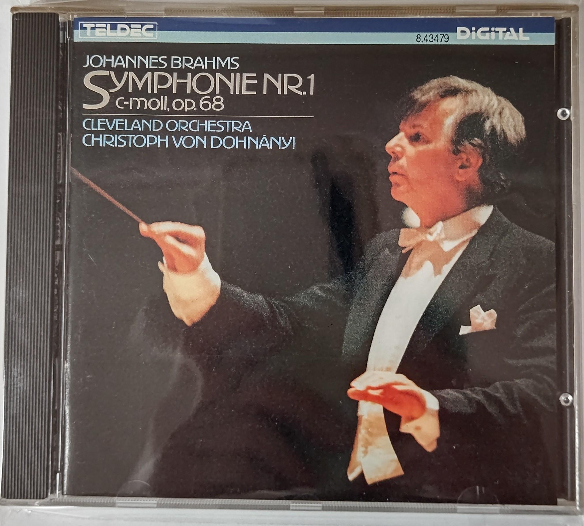 

CD JOHANNES BRAHMS CLEVELAND ORCHESTR Symphonie Nr. 1 Cmoll Op. 68 843479 TELDEC 1987 Germany Classical Used