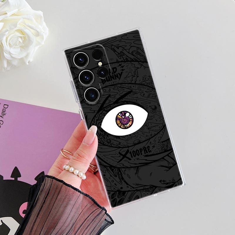 Bad Bunny Heart Rabbit X 100pre Phone Case For Samsung S24 S23 Ultra S22 S20 Plus S21 FE Clear Cases Cover Galaxy S24Ultra Funda