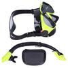 Snorkeling AntiFog Goggles Set Diving Glasses with Full Dry Snorkel for Kids Adults(Blue GogglesSnorkel )