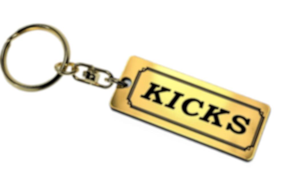Kicks Gold Black Double Ring Acrylic Original Keychain P15 Model Custom Parts A-619-1 & Early/Late