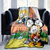 1pc, Duck Tales Throw Blanket Soft & Cozy Duck Family Design for Home Decor, Couch Cover, Travel, Camping, Car