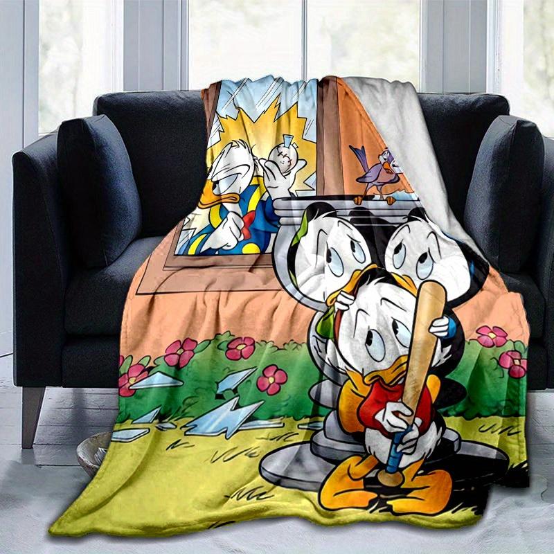 1pc, Duck Tales Throw Blanket Soft & Cozy Duck Family Design for Home Decor, Couch Cover, Travel, Camping, Car