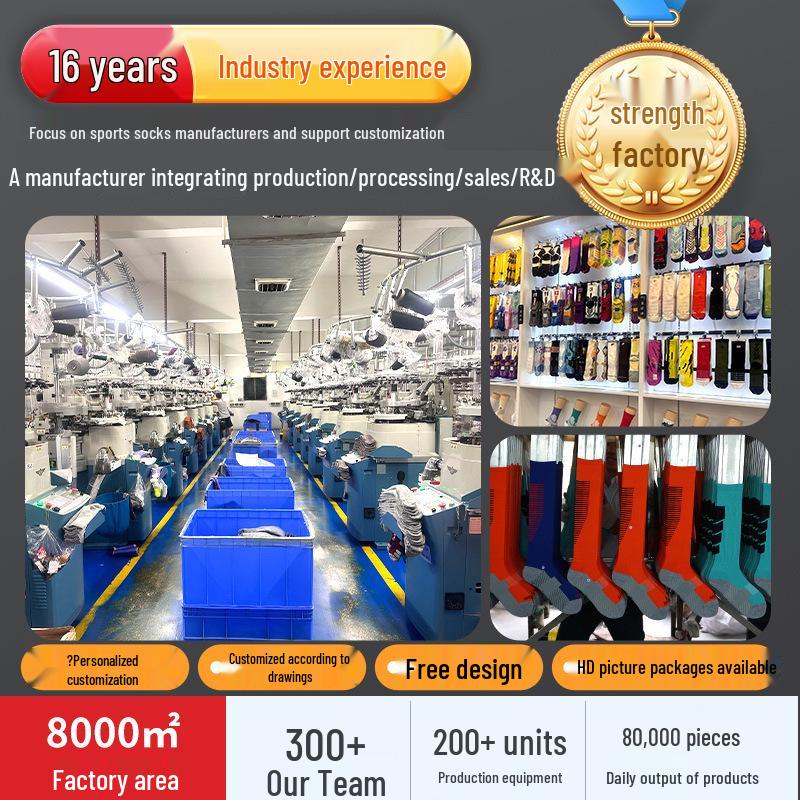 Merino Wool Knee-High Ski Socks: Thick, Warm, Non-Slip, Sweat-Absorbent for Men & Women.