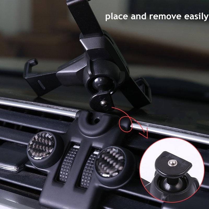 Phone Holder For Toyota Land Cruiser Prado 150 2023 2022 2021 2020 2019 2018 Air Vent Mount Mobile Support Car Accessories