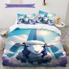 Cartoon Pattern Bedding Quilt Set Quilt Cover Pillowcase Home Decoration Birthday Gift (1 * Duvet Cover + 2 * Pillowcase, Without Core)