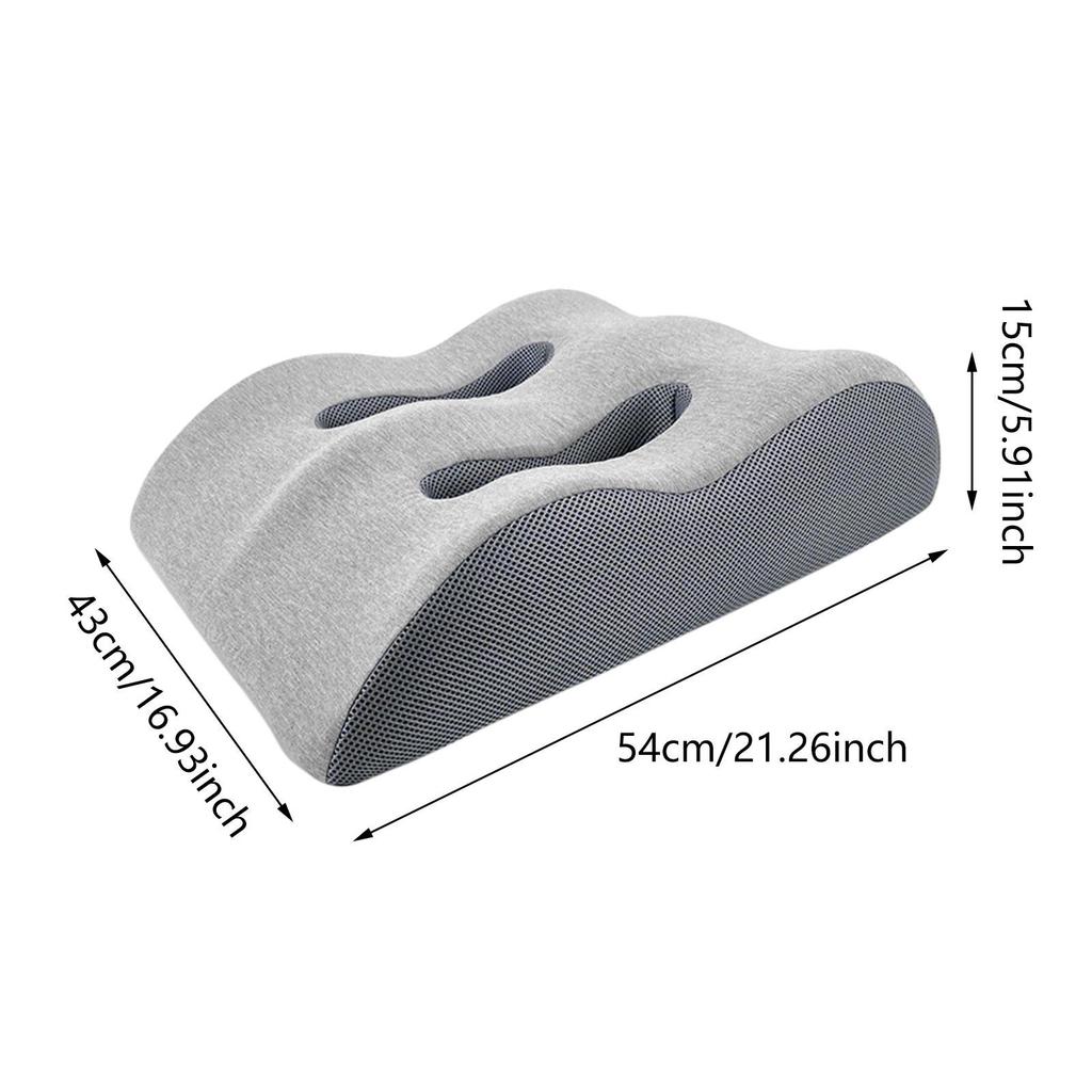 Leg Elevation Pillow Ergonomic Leg Support Pillow Elevated Leg Rest Pillow Memory Foam for Rest Leg Hip Sleeping Reading