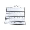 1Pcs Hanging Wall Mounted Numbered Chart Holder Storage Bag With Pockets Calendar Bag