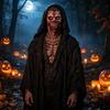 Full Head Masque with Neck Coverage Scary Zombie Masque, Adults Horror Latex Hood Creepy Cosplay Costume Accessories Realistic Skeleton Halloween for