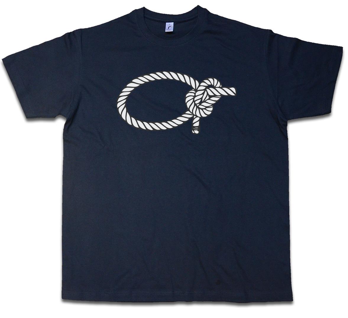 

SAILOR S KNOT I T-Shirt Mens Womens Tees Top - Bowline Nautical Sailor Slash Oldschool Tattoo Flash 2XL