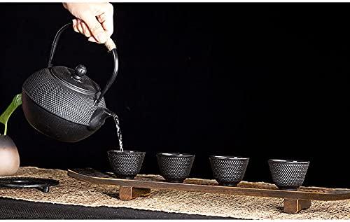 Stylish Iron Teapot (1200ml), No Enamel Coating, with Built-in Tea Strainer, for Iron Supplementation, Suitable for Direct Heat, Healthy, Souvenir, Gi