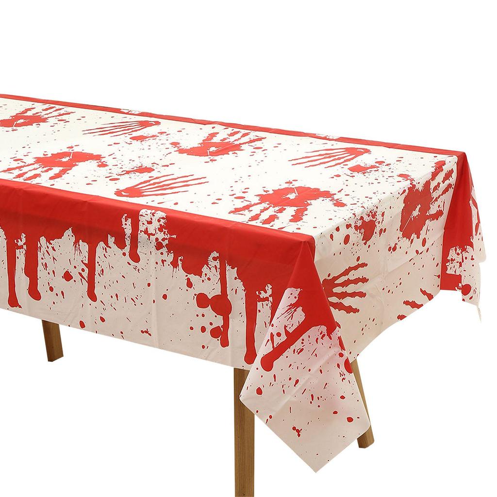 Halloween PEVA Einweg Rechteckige Tischdecke für Partys und Desserts